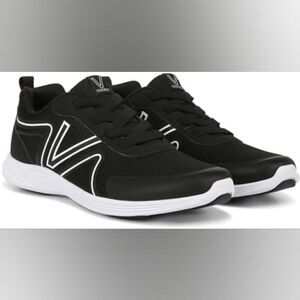 Vionic Shayna Womens Comfort Slip On Sneakers Black White 7.5